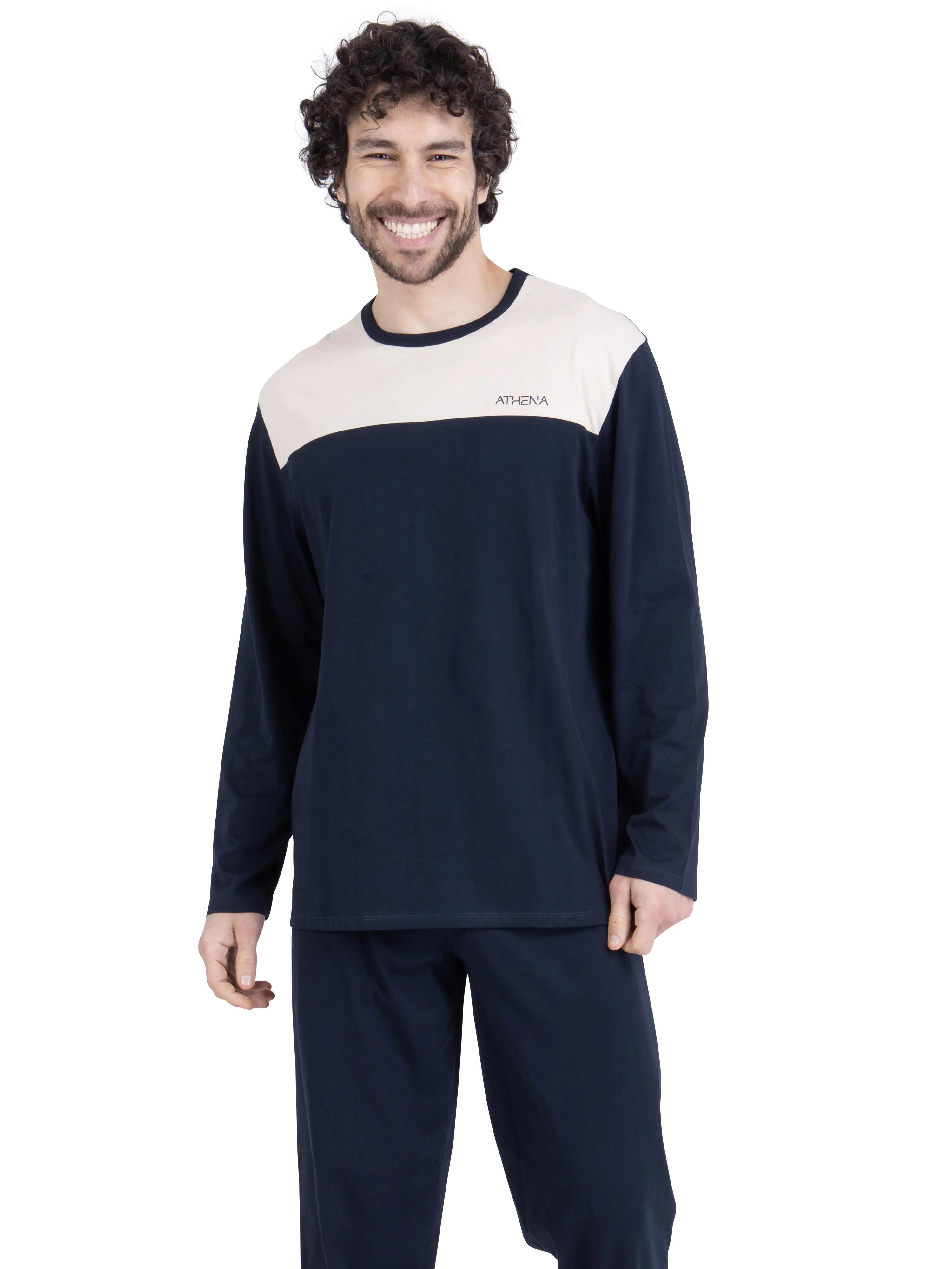 Pyjama long homme Ecopack Construction 1/6
