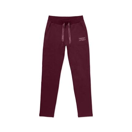 Pantalon de sport pour femmes en molleton, coupe classique, bas droit