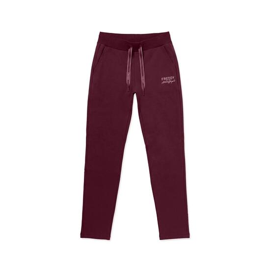 Pantalon de sport pour femmes en molleton, coupe classique, bas droit