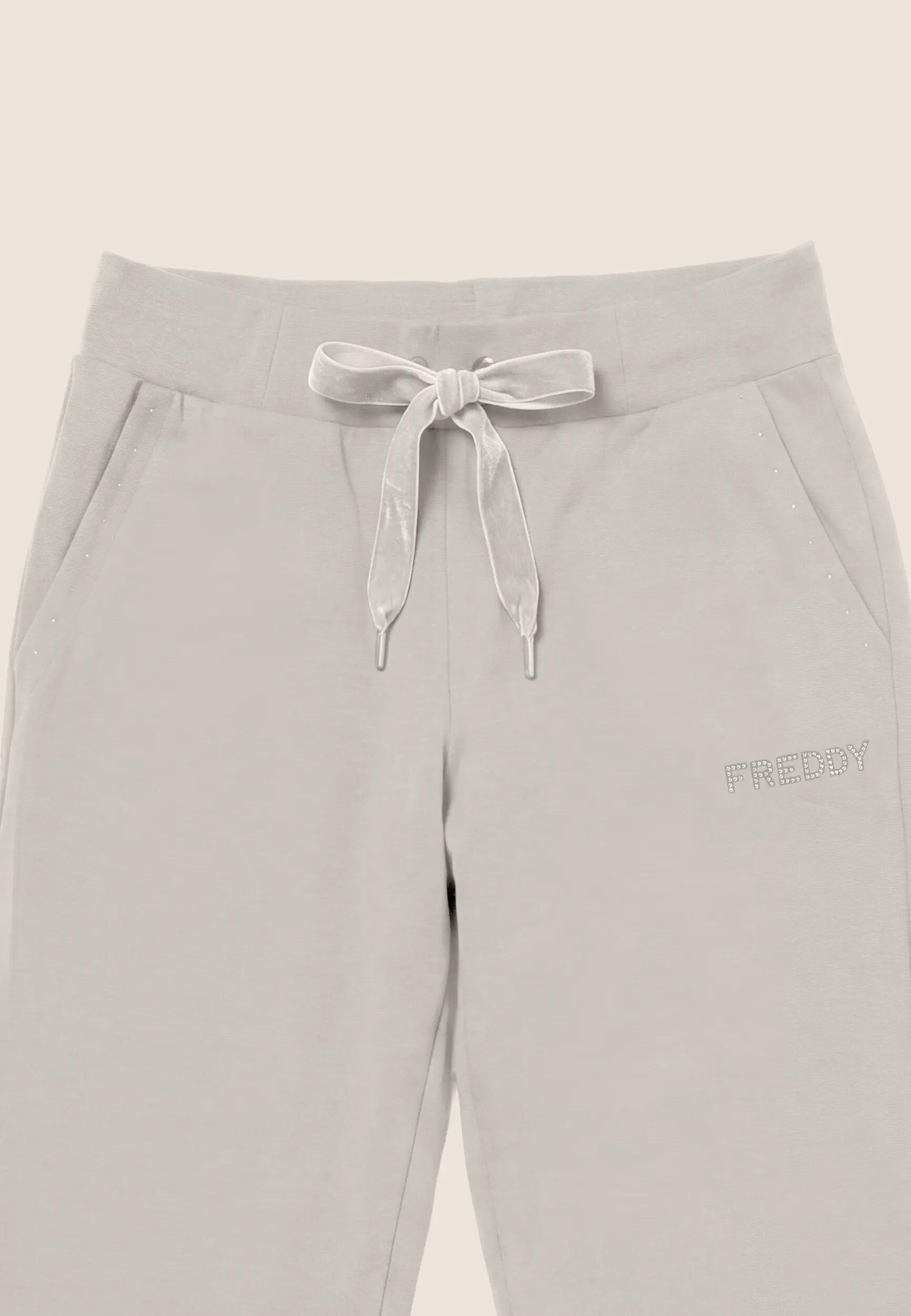 Pantaloni Sportivi da Donna, Borchie su Tasche e Logo 3/3