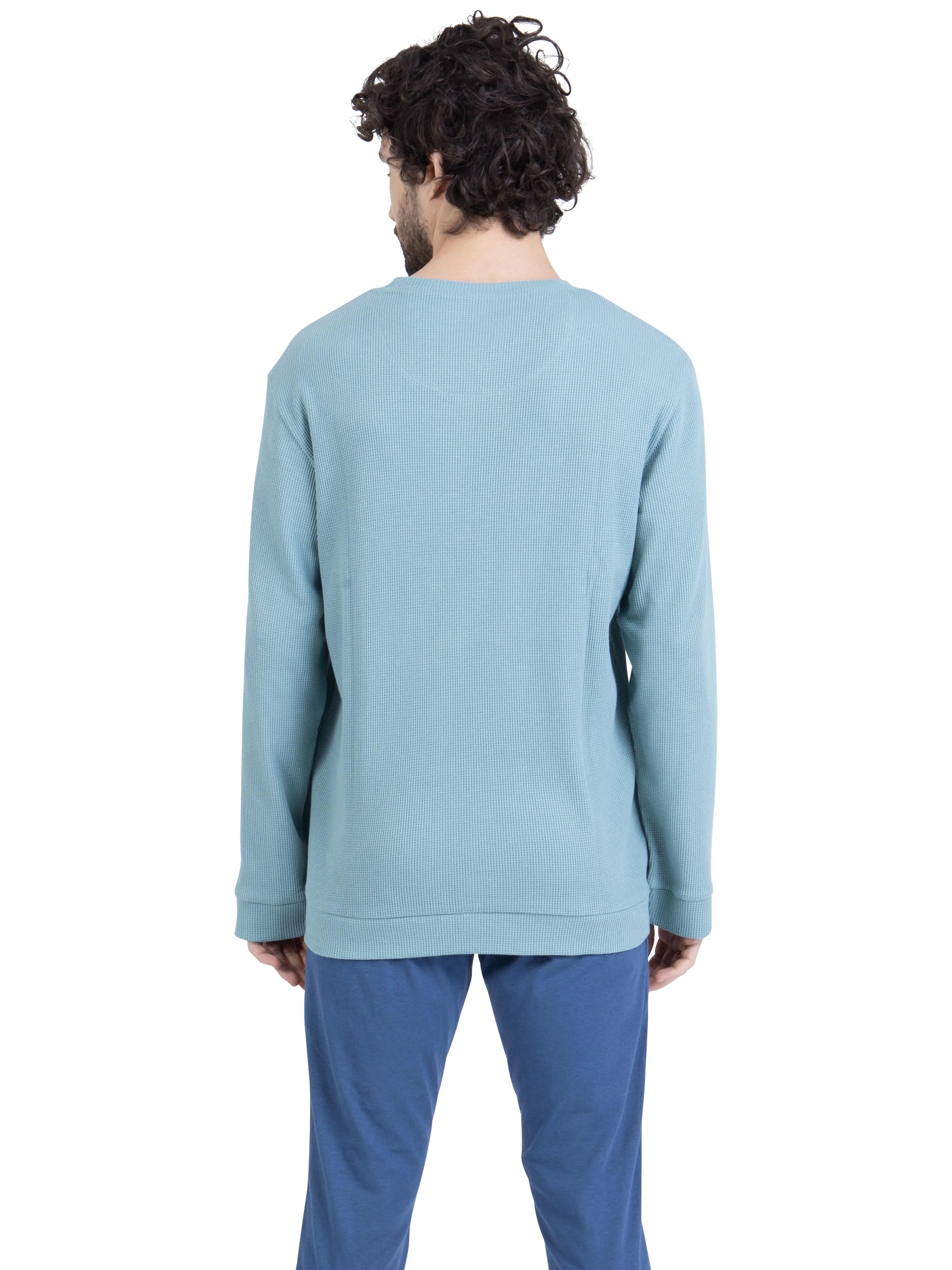 Pyjama long homme Waffle 2/6
