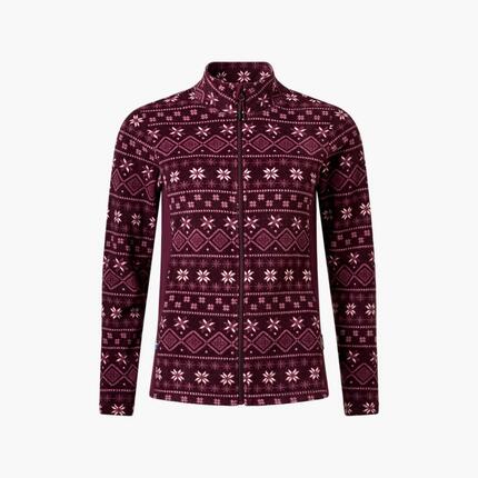 Bluza Polarowa Rozpinana Wędrówki Kobieta Idre Oddychający