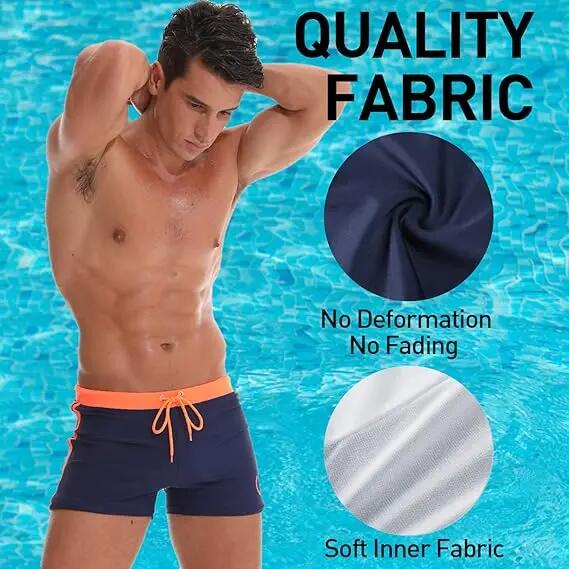 Maillot de Bain Homme Boxer S-XL Doublure avec Cordon de Serrage Réglable 5/6