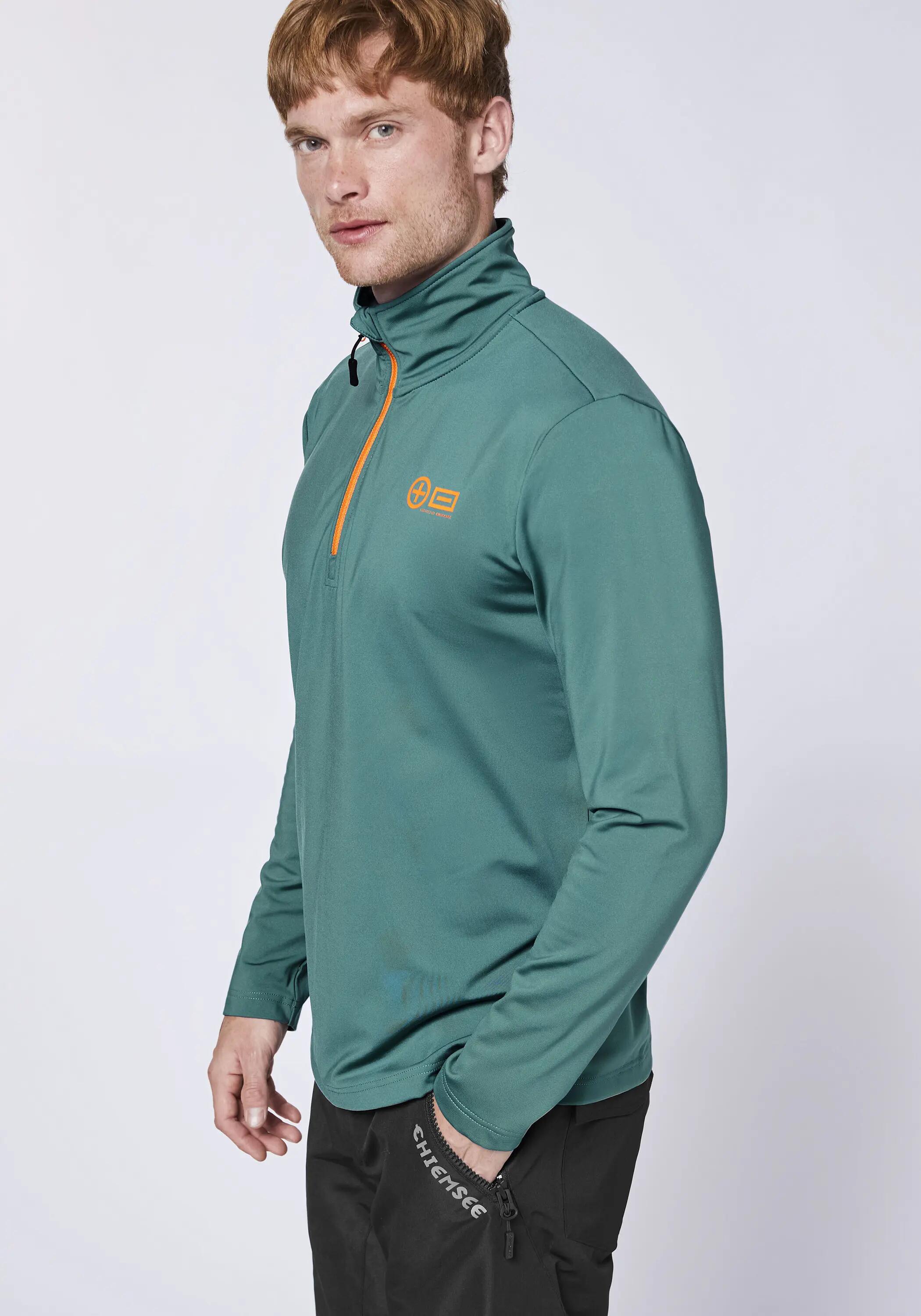 Fleecepullover mit großem PlusMinus Print 6/7