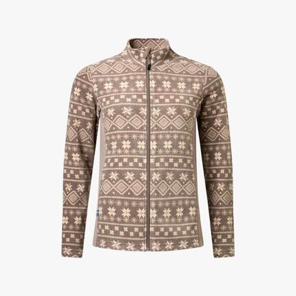 Bluza Polarowa Rozpinana Wędrówki Kobieta Idre Oddychający