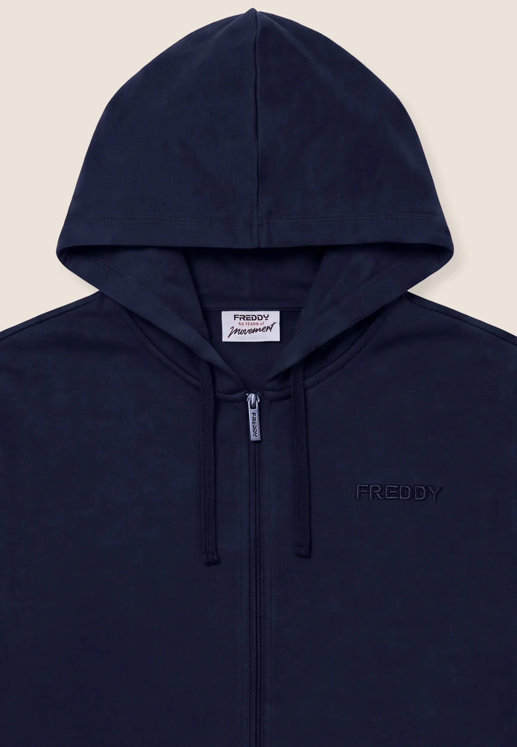 Survêtement de sport pour hommes en molleton brossé avec fermeture zippée et cap 3/3