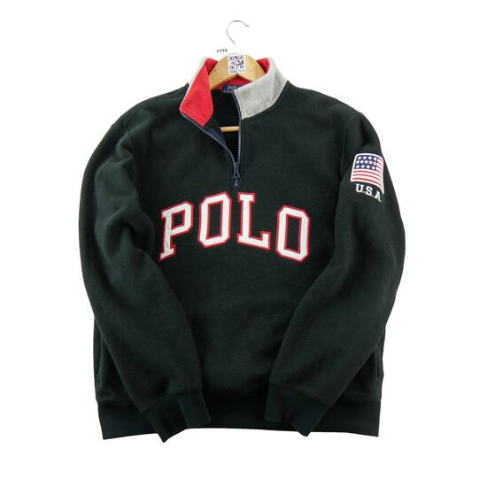 Seconde vie - Pull polaire Homme Grand logo POLO - Excellent