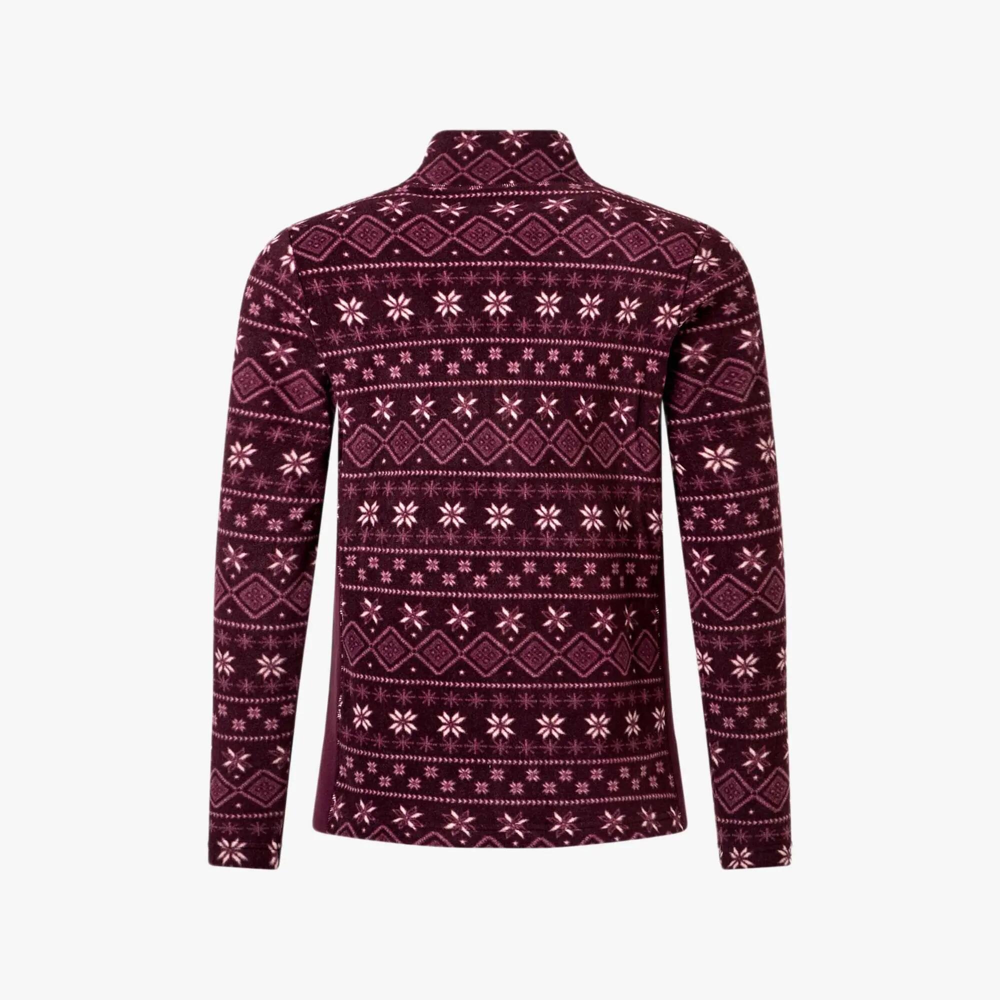 Bluza Polarowa Rozpinana Wędrówki Kobieta Idre Oddychający 2/3