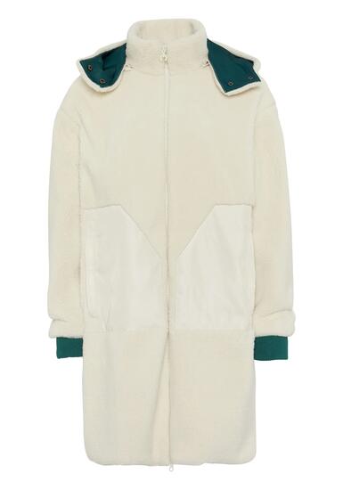 Mantel aus weichem Sherpa