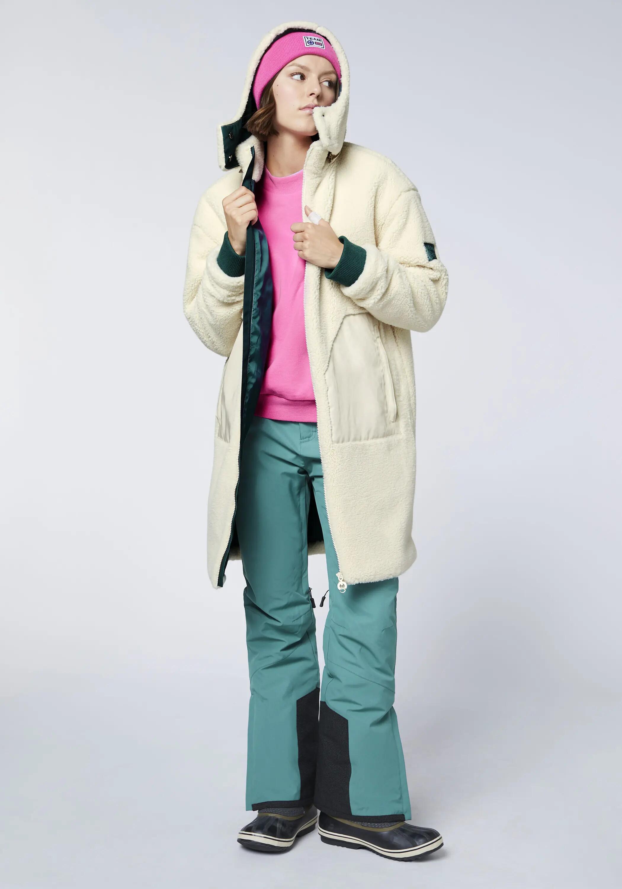 Mantel aus weichem Sherpa 6/8