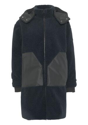 Mantel aus weichem Sherpa