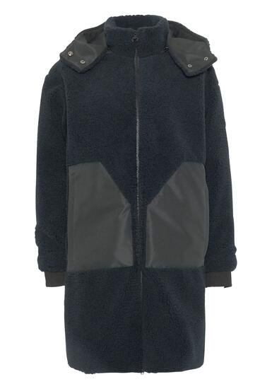 Mantel aus weichem Sherpa