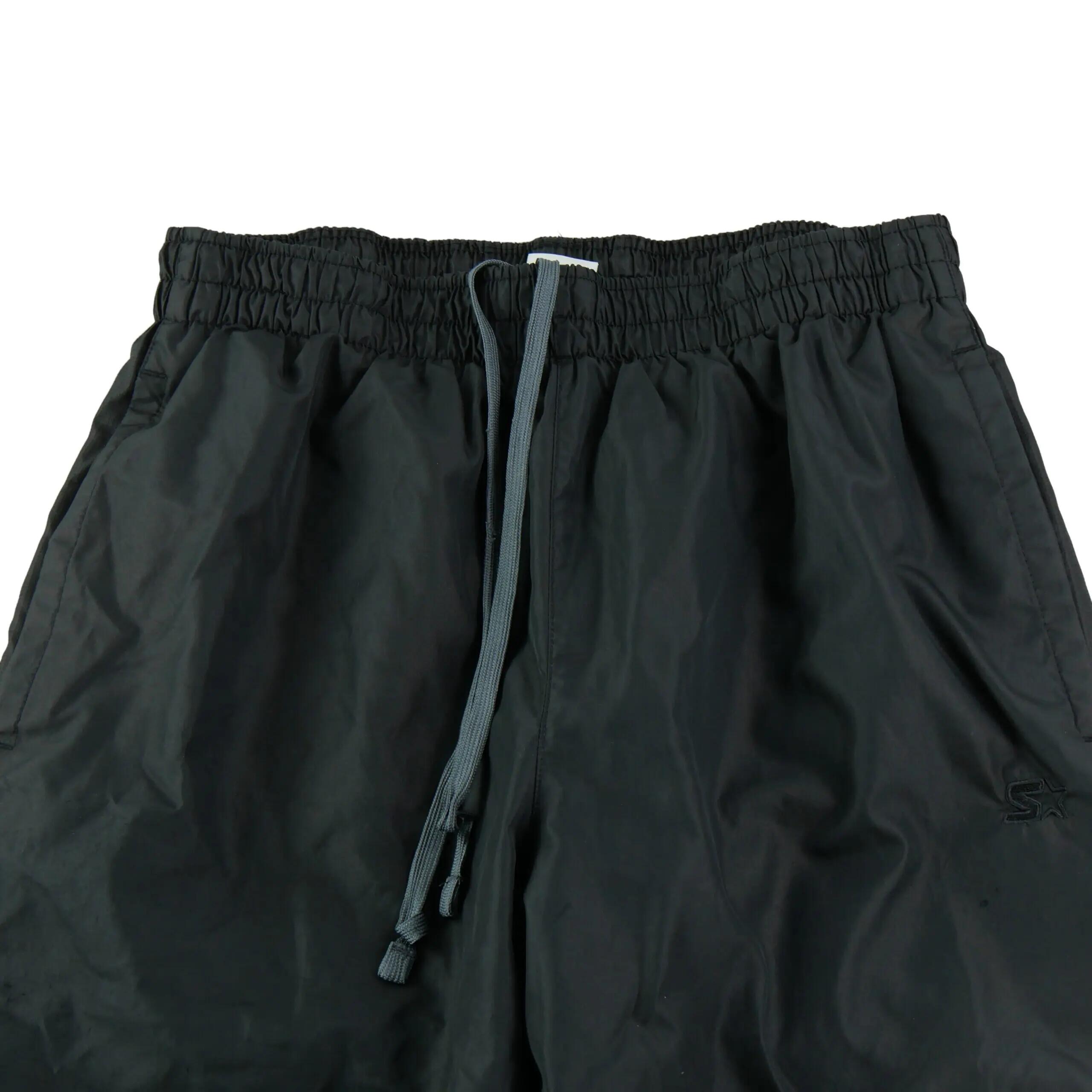 Segunda vida - Calça Jogging Masculina Forro de Malha Preta - Em bom estado 3/9
