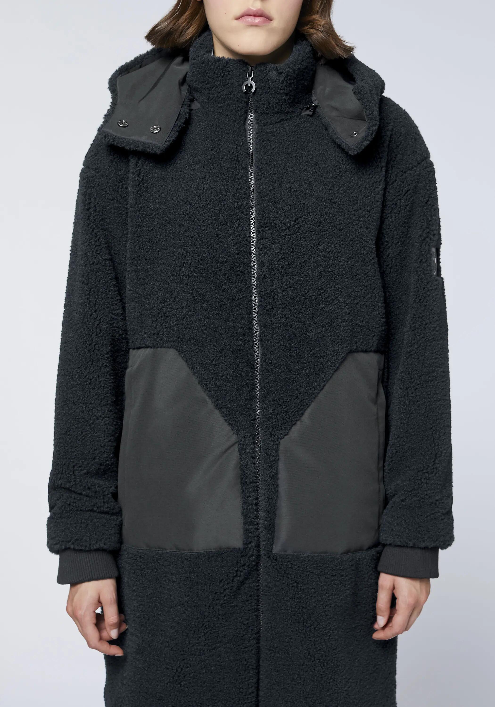 Mantel aus weichem Sherpa 8/8