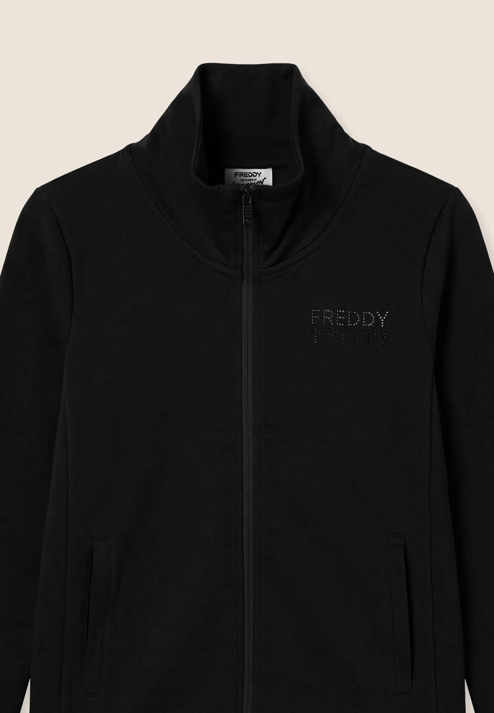 Survêtement de sport pour femmes avec fermeture zippée, col montant et détails e 3/3