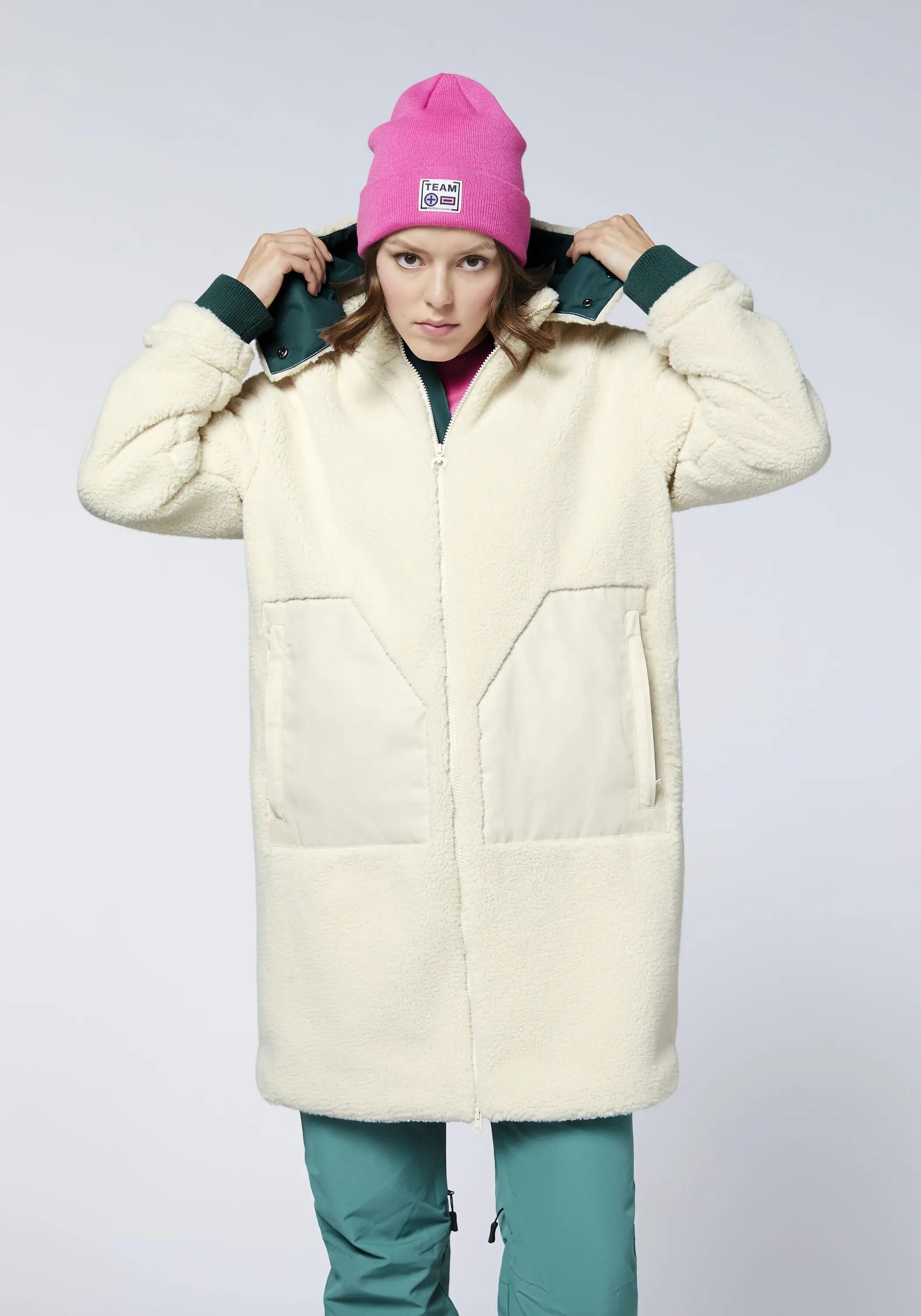 Mantel aus weichem Sherpa 4/8