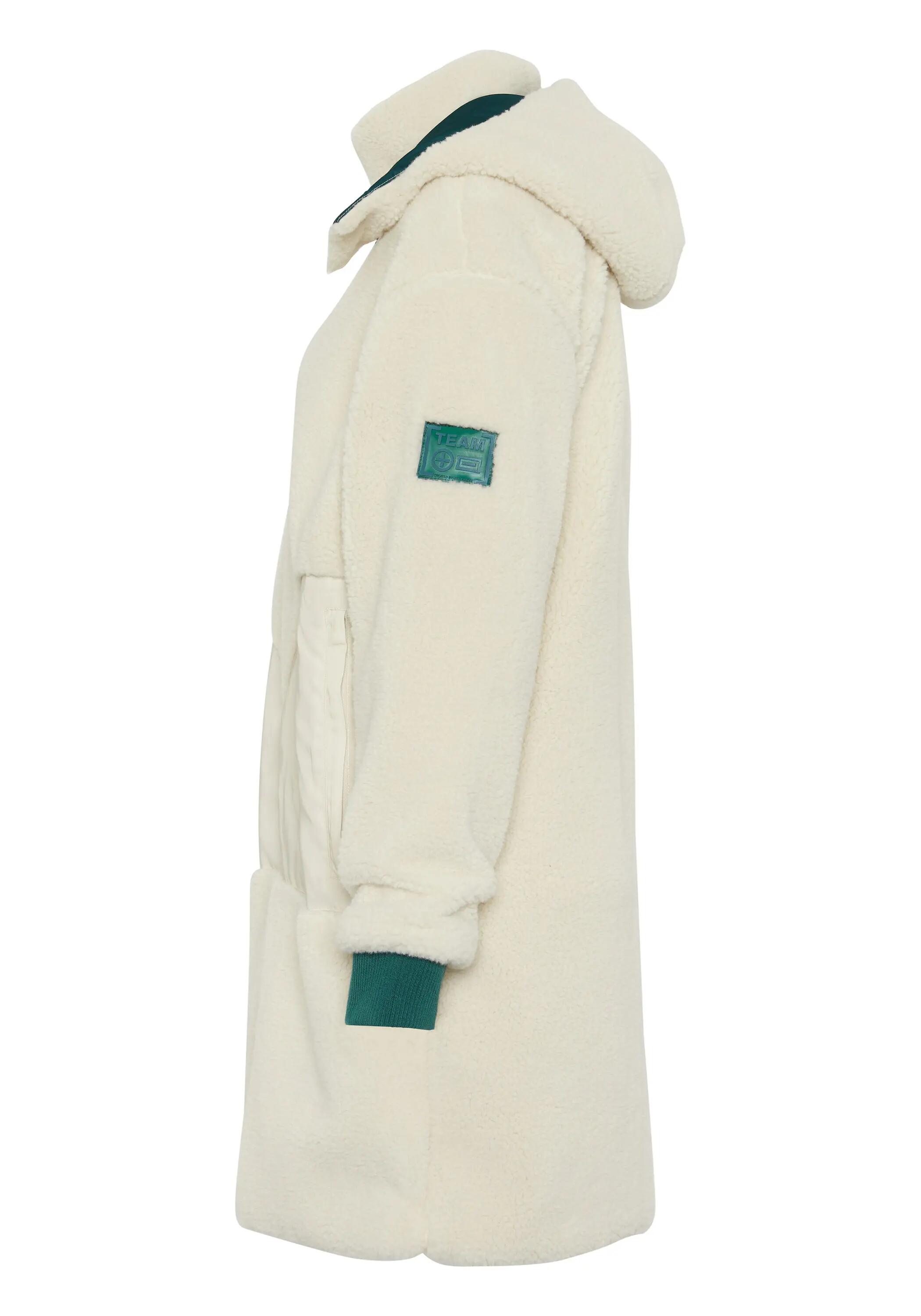 Mantel aus weichem Sherpa 3/8