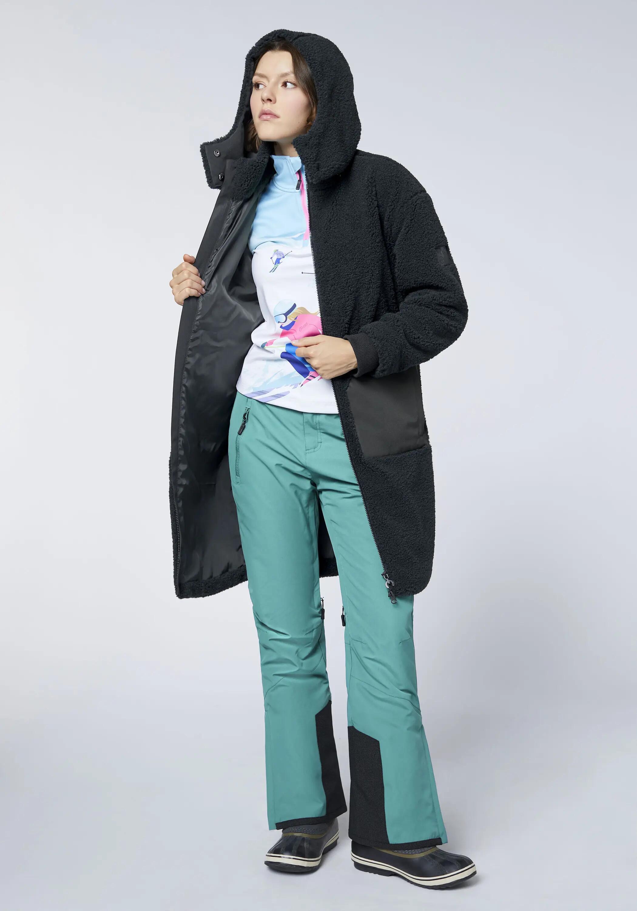 Mantel aus weichem Sherpa 6/8