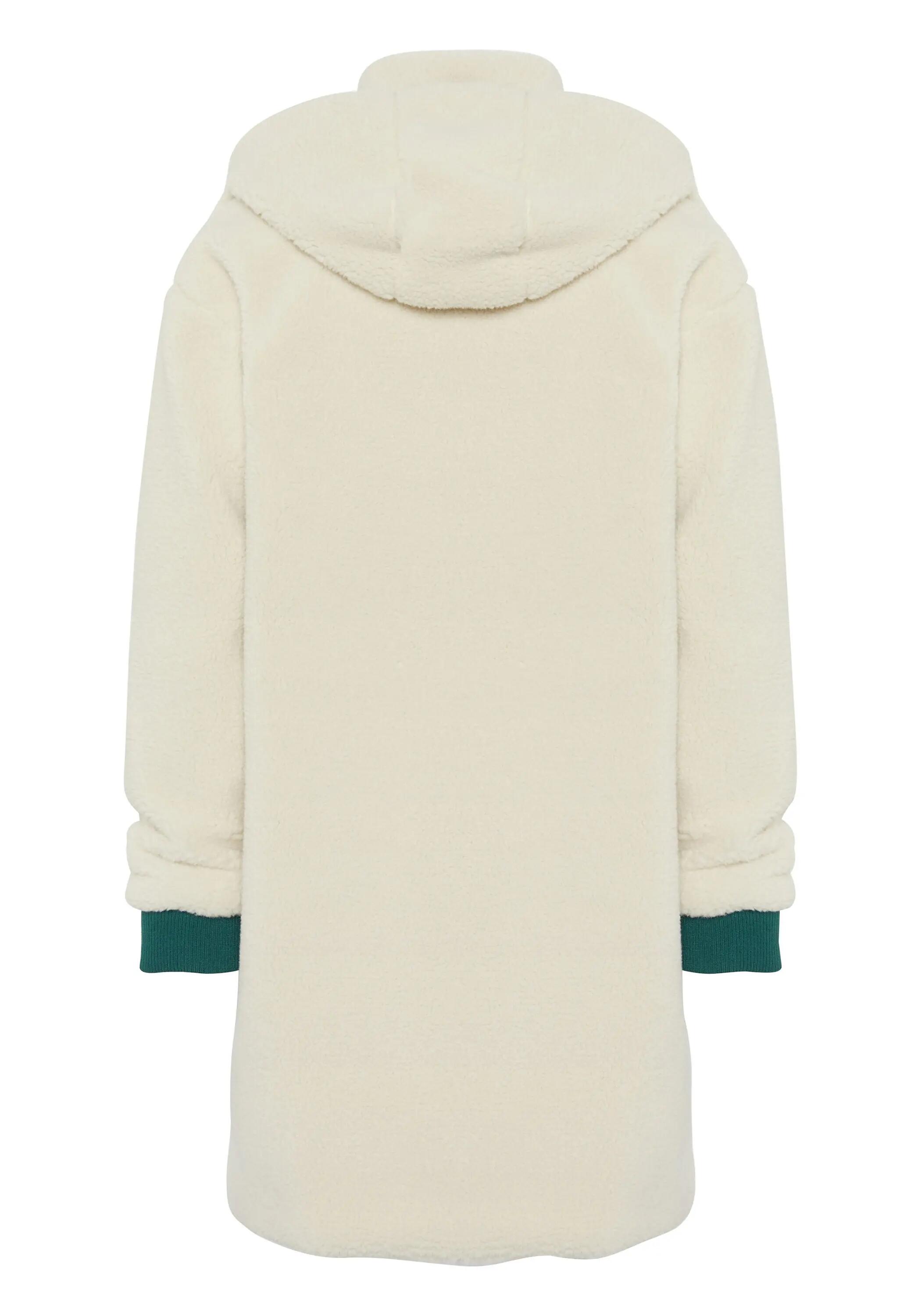 Mantel aus weichem Sherpa 2/8