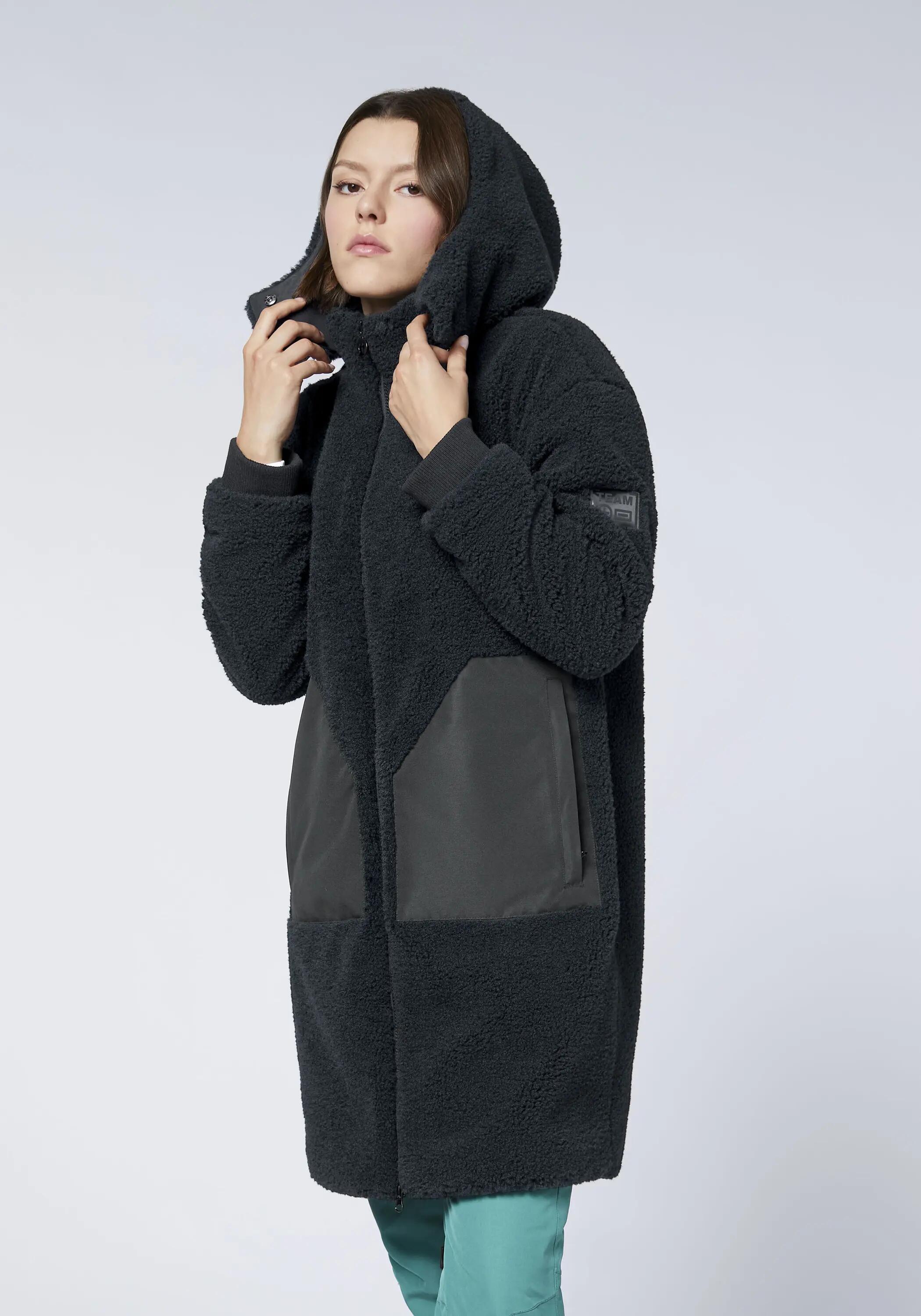 Mantel aus weichem Sherpa 4/8