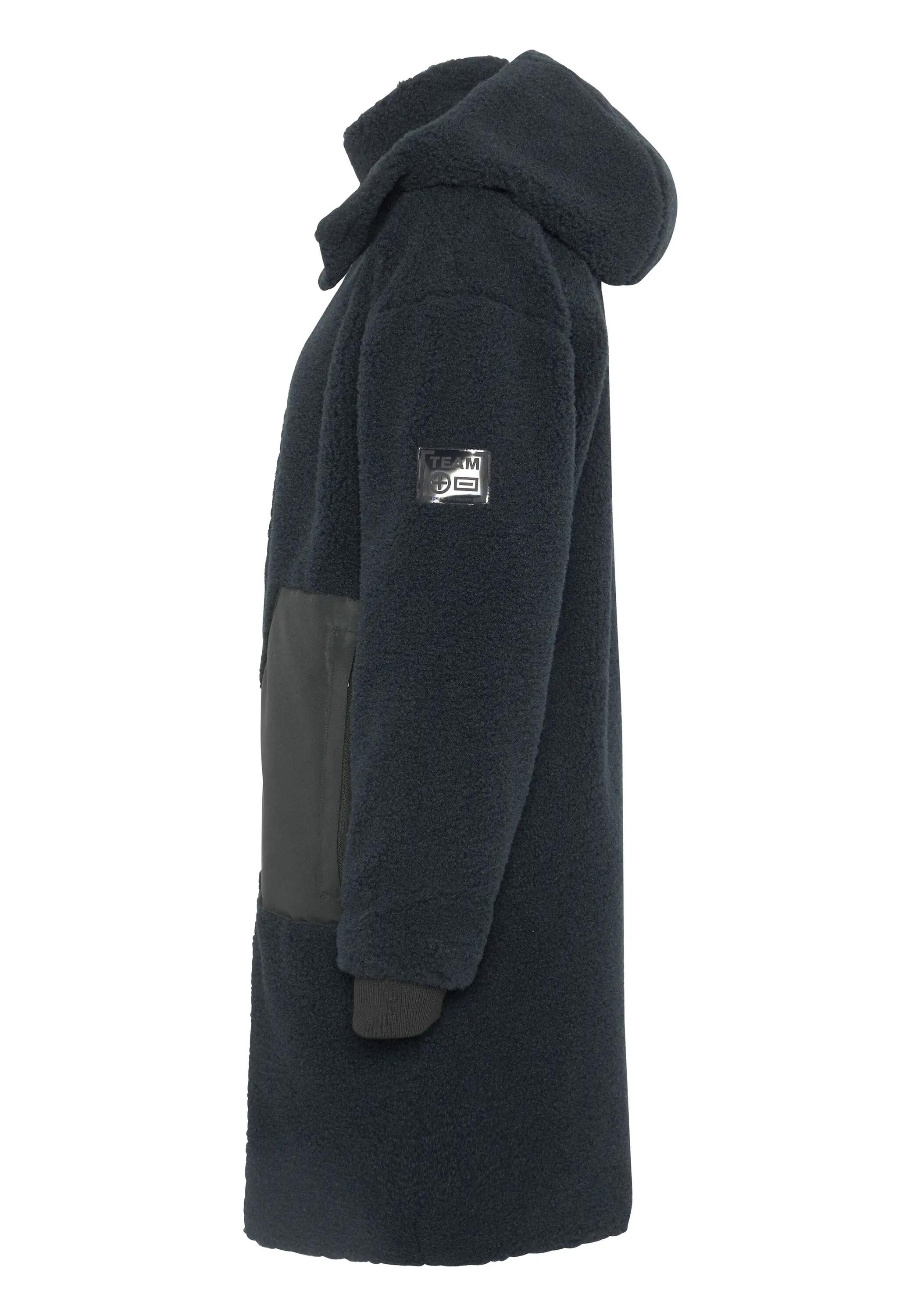 Mantel aus weichem Sherpa 3/8