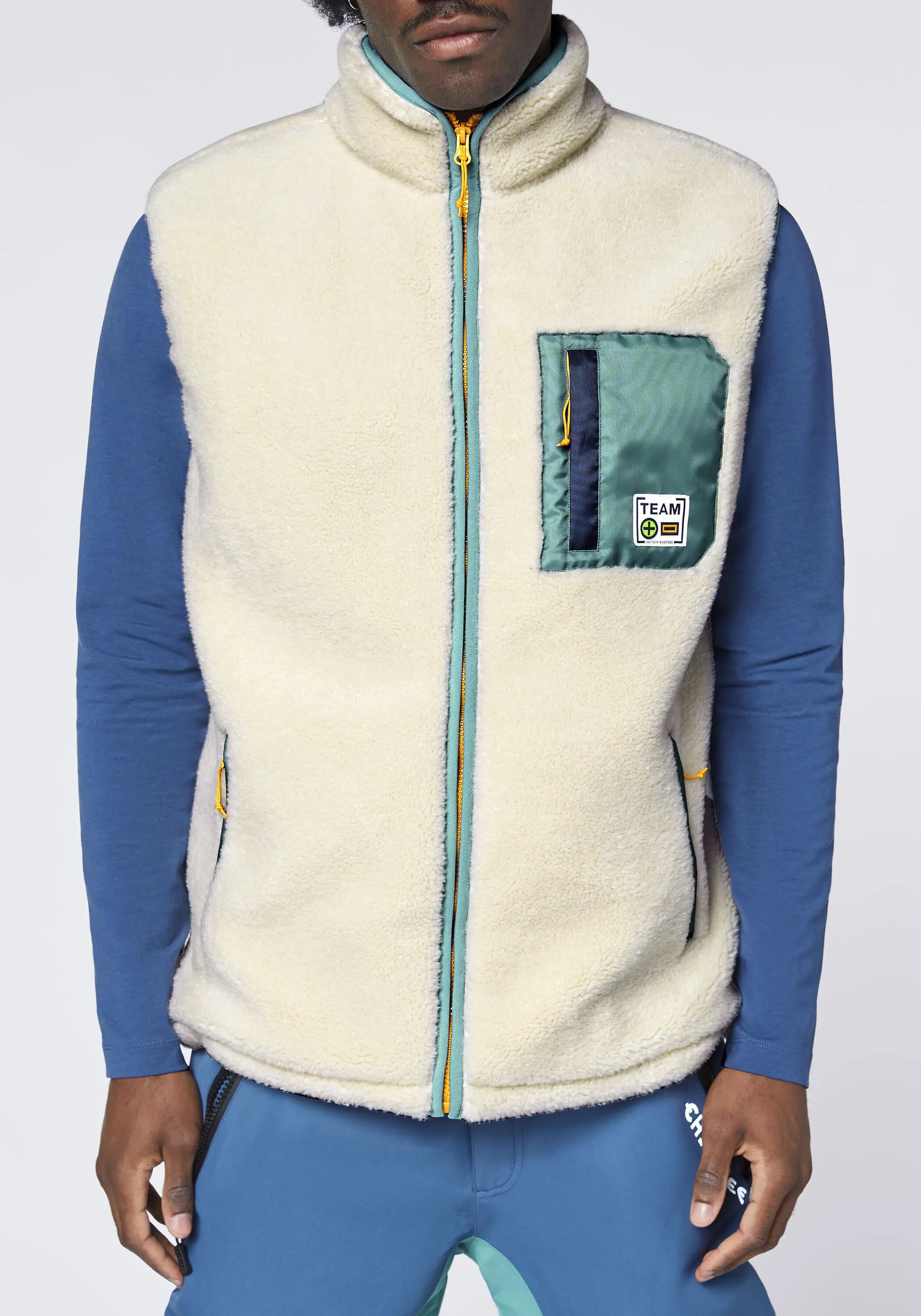 Weste aus weichem Sherpa 7/7