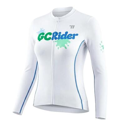Ademend fietsshirt met lange mouwen voor dames west biking