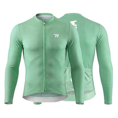 Ademend fietsshirt met lange mouwen west biking