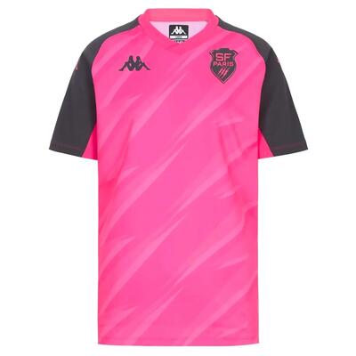 Kappa bemi stade français paris 2026/2027 t-shirt roze