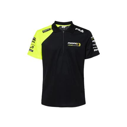 Polo VR46 Replica Mooney Racing Team Homme Noir S