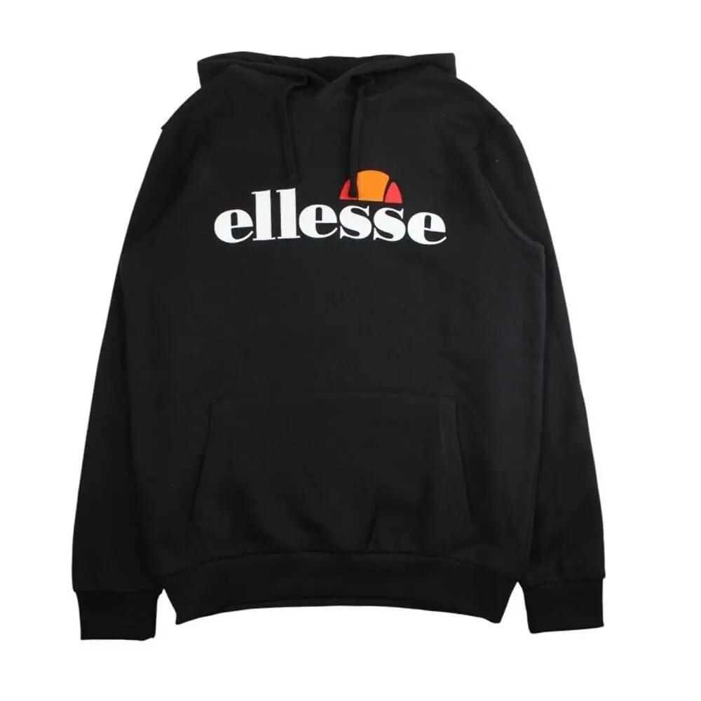 Sweat à Capuche Noir Homme Ellesse SOP23652A 3/4