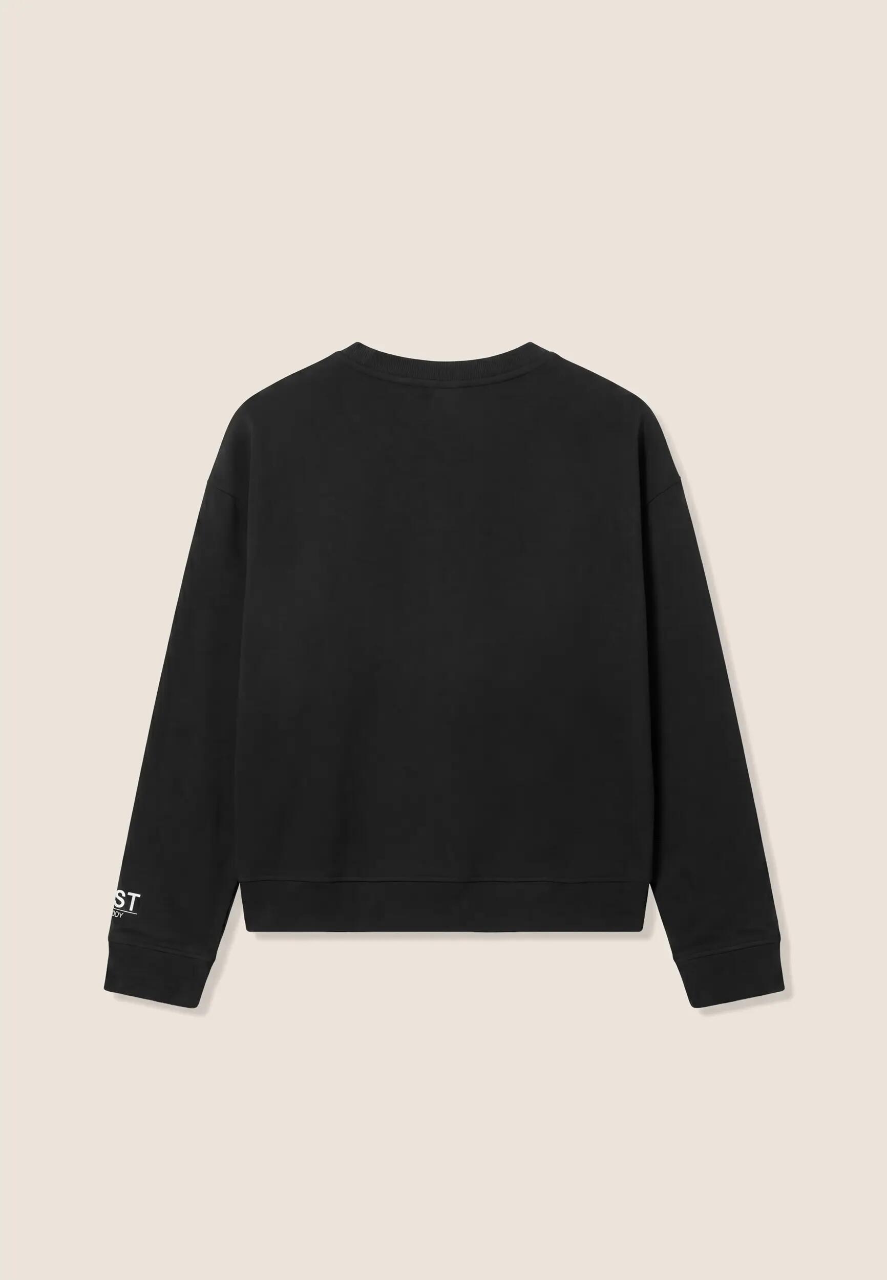 Sweat-shirt coupe courte extra-large pour femmes avec imprimé maxi 2/3