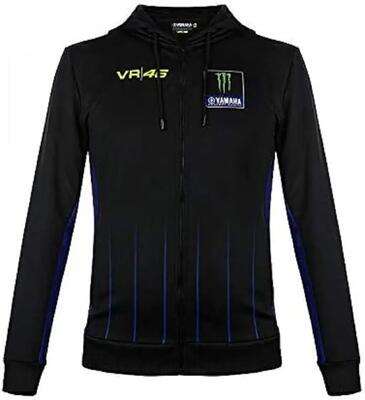 Vest met rits vr46 yamaha power line heren zwart xl