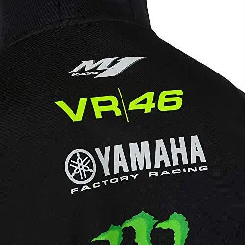 Sweat zippé VR46 Yamaha Power Line Homme Noir 3XL 2/2