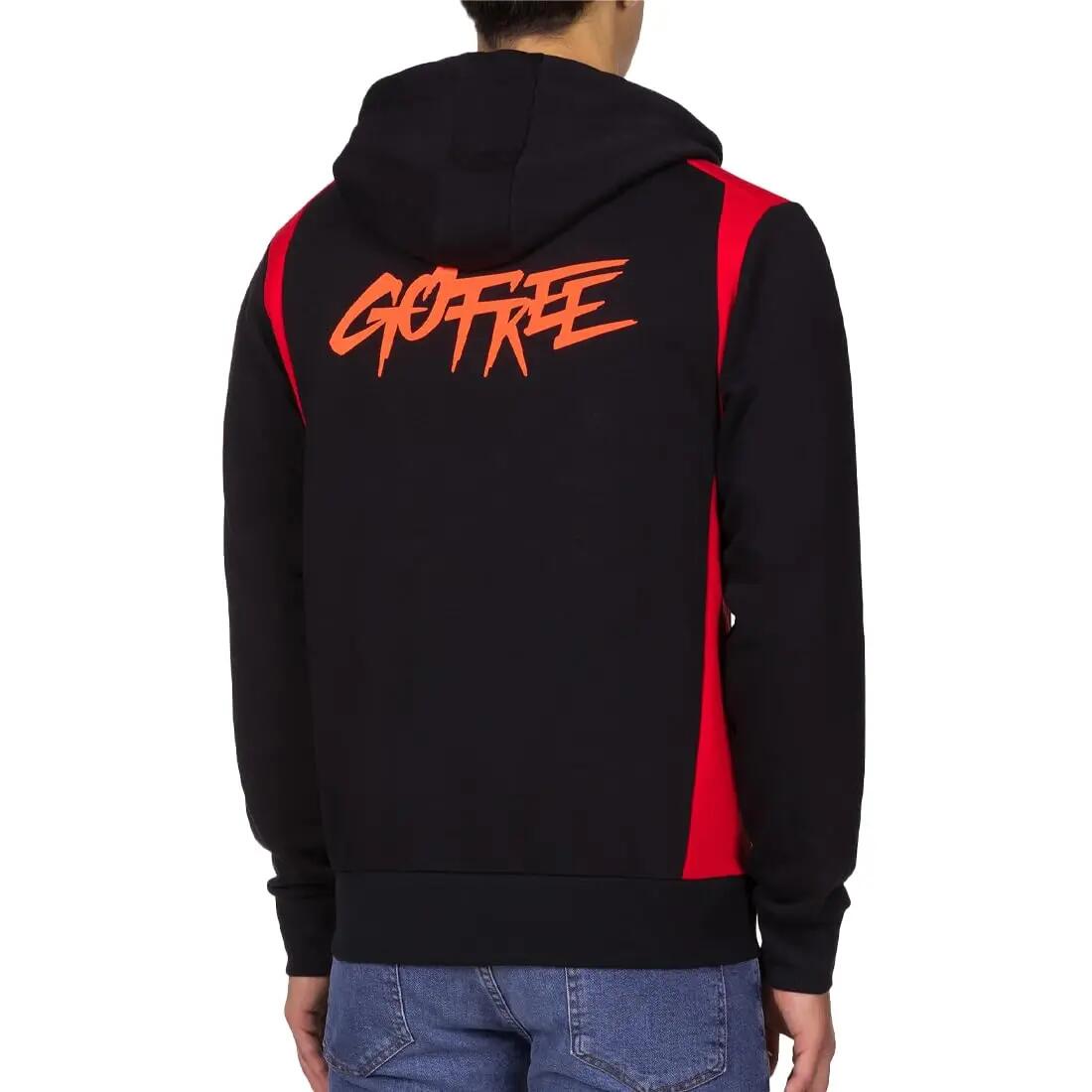 Sweater VR46 BAGNAIA - Ducati Dual Line Heren Zwart S 4/5
