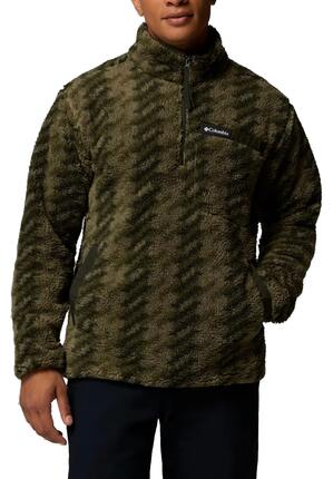 Columbia Rugged Ridge Sherpa ½ Zip Herren Fleecejacke Outdoor 2135471 grün