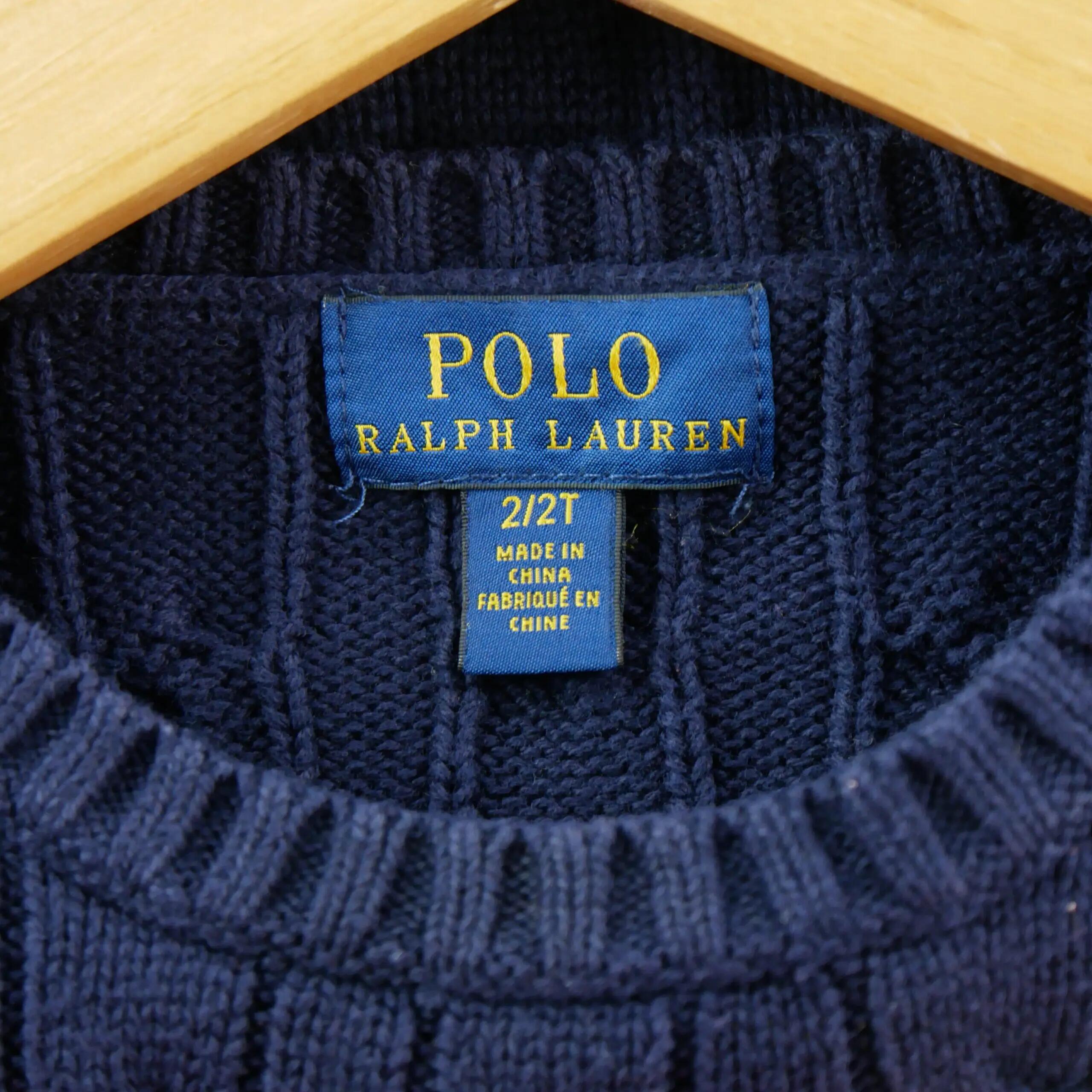 Tweedehands - Trui Jongen Kabelbreisel Ronde hals - Als nieuw 4/7