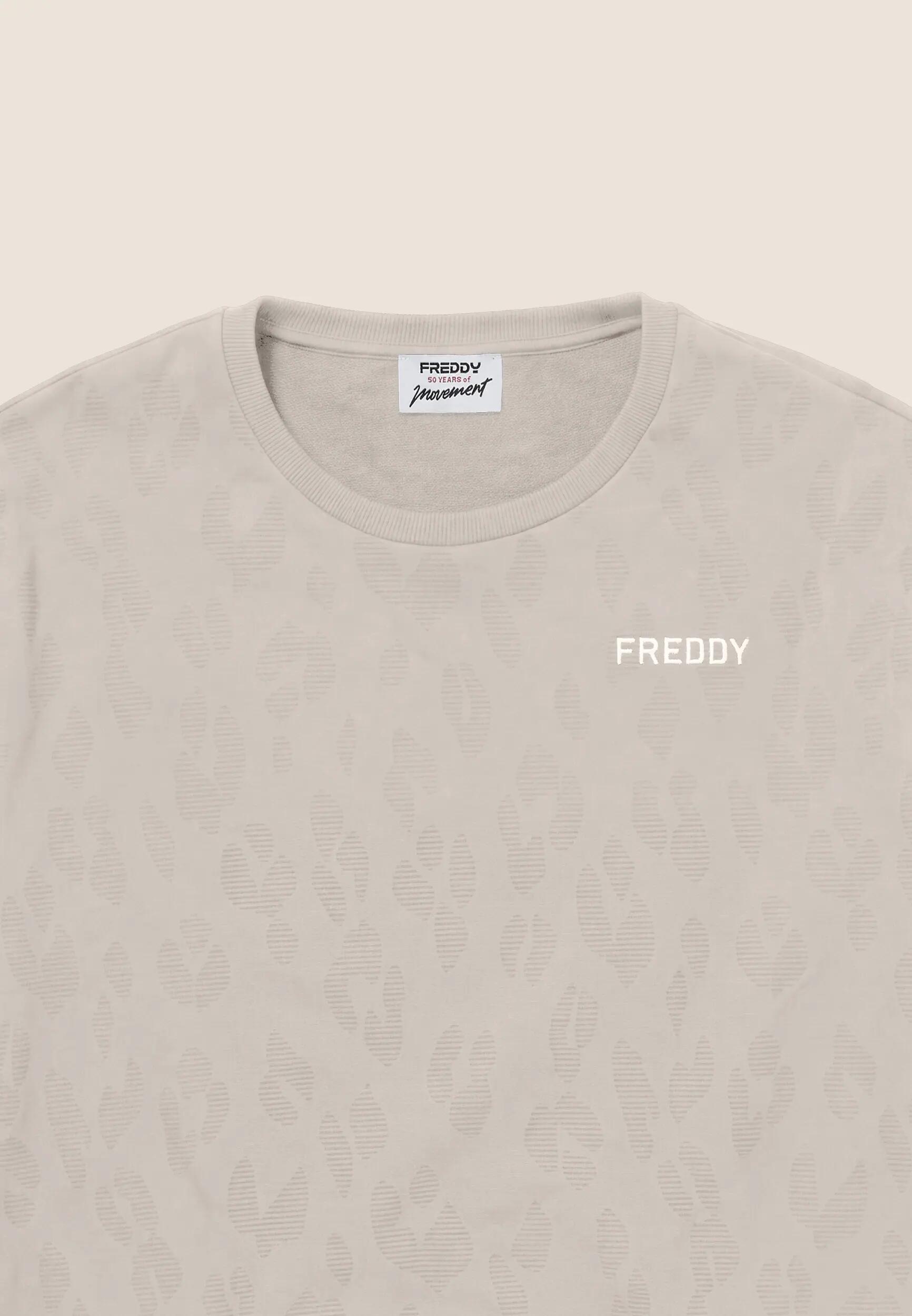 Sweat-shirt pour femmes à col rond, coupe classique, avec motif léopard 3/3