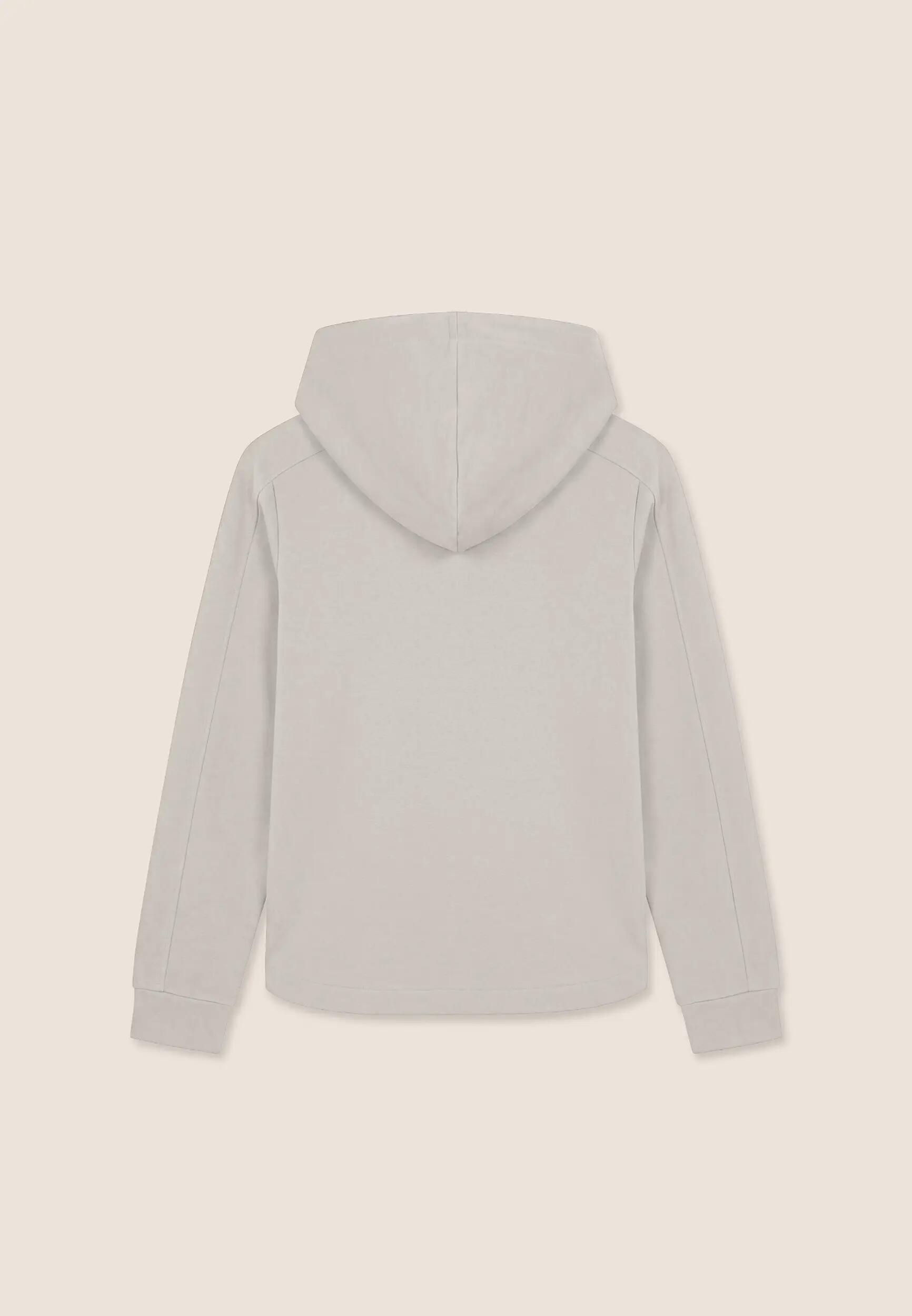 Sweat-shirt coupe classique pour femmes avec capuche, fermeture zippée et bas as 2/3