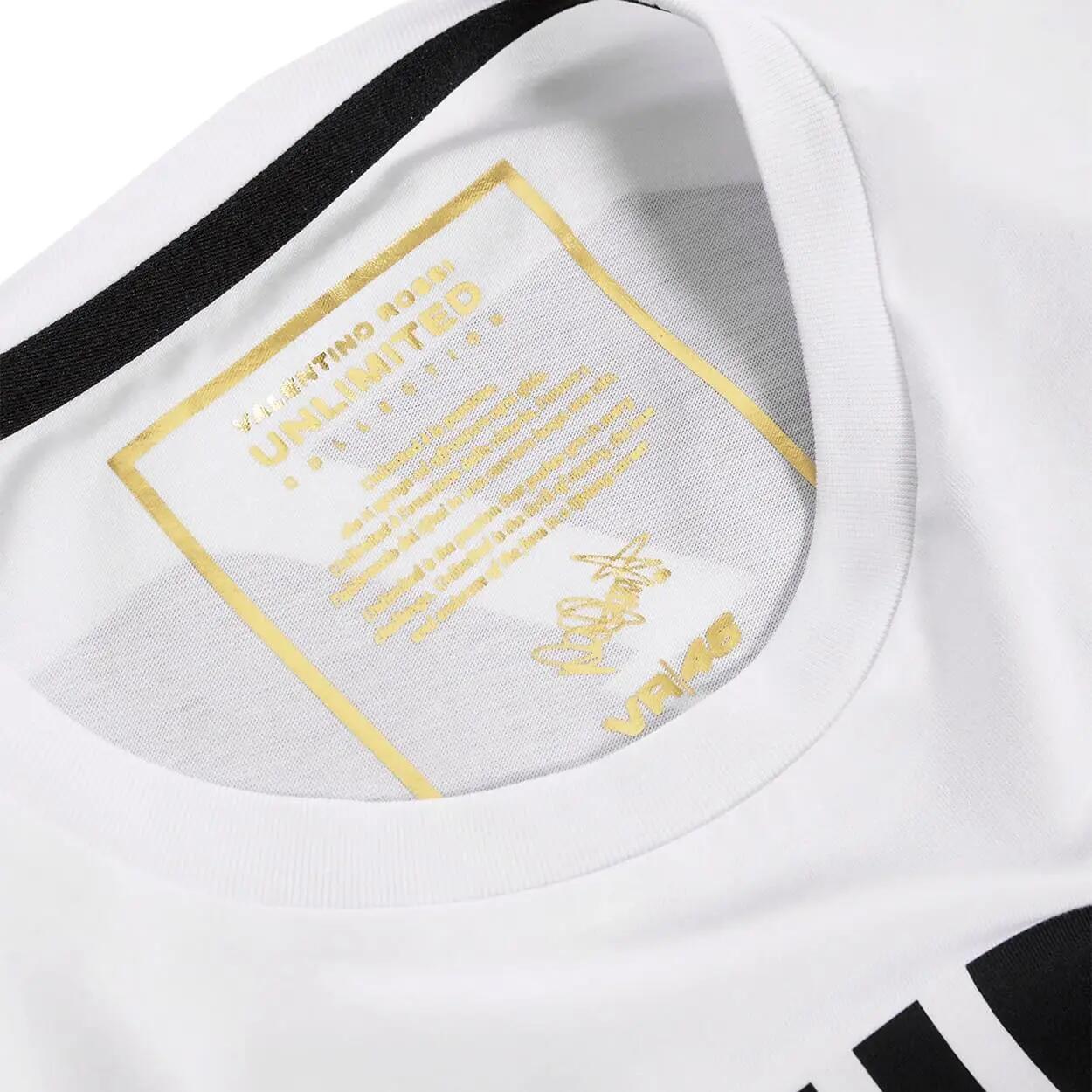 T-shirt VR46 Unlimited World Title Celebration Homme Blanc M 6/6