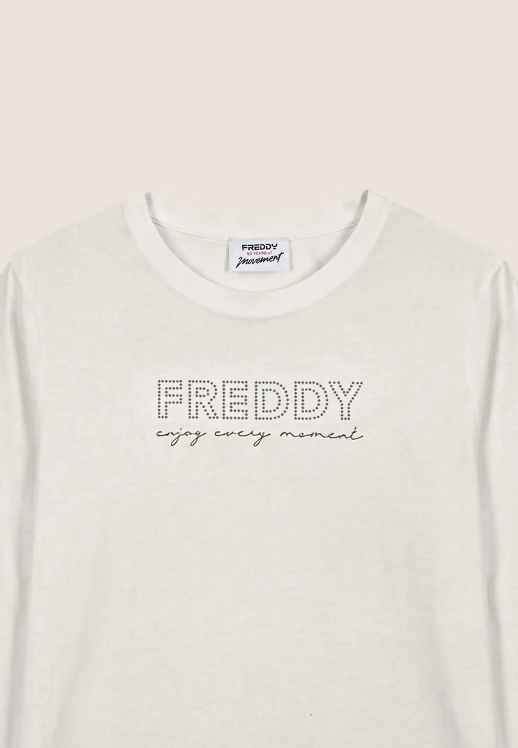 T-shirt à manches longues avec logo en perles 3/3
