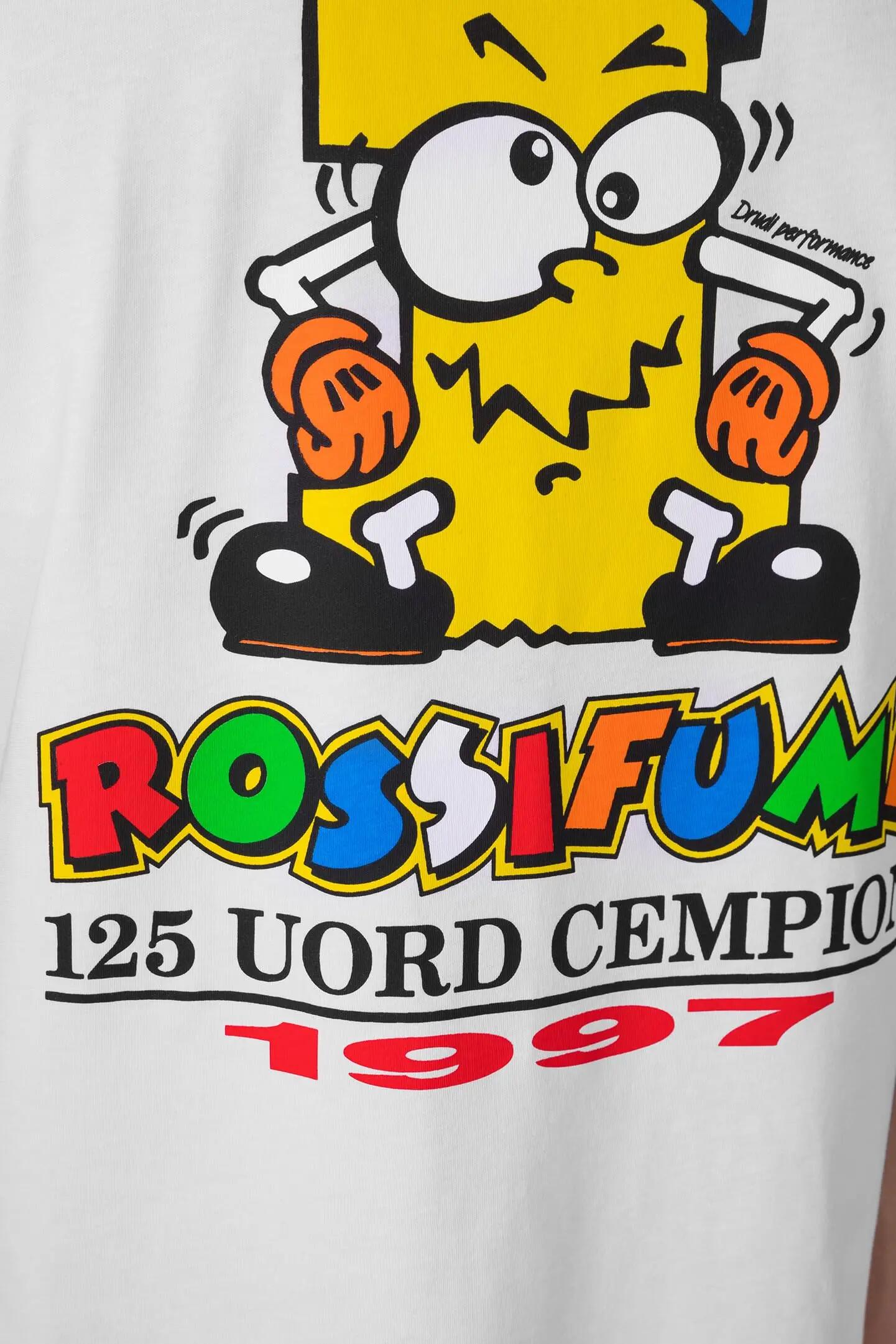 T-shirt VR46 Unlimited Collection 1997 WORLD TITLE (125cc) Heren Geel L 5/6