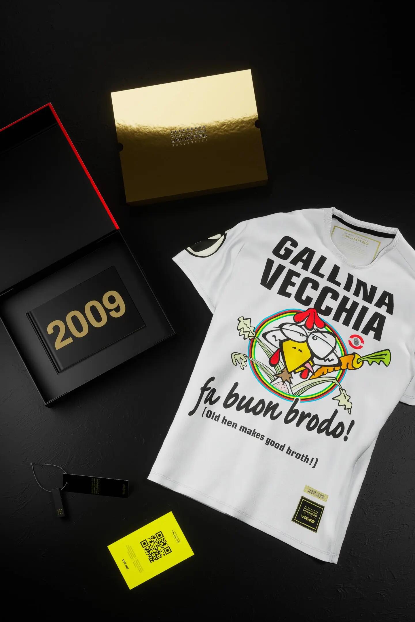 T-shirt VR46 Unlimited World Title Celebration Heren Rood M 6/6