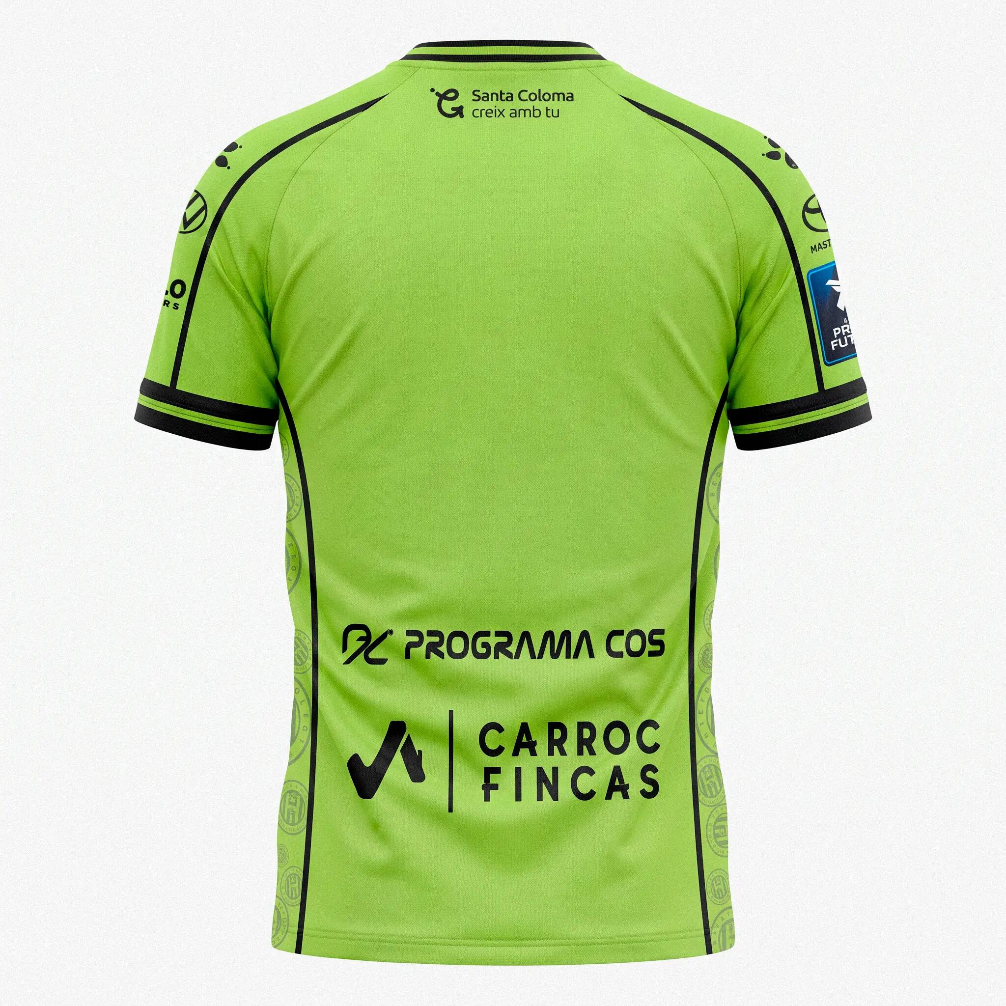 Kelme Camiseta Catgas Energia Equipación Alternativa 26-27 Verde Unisex 2/2