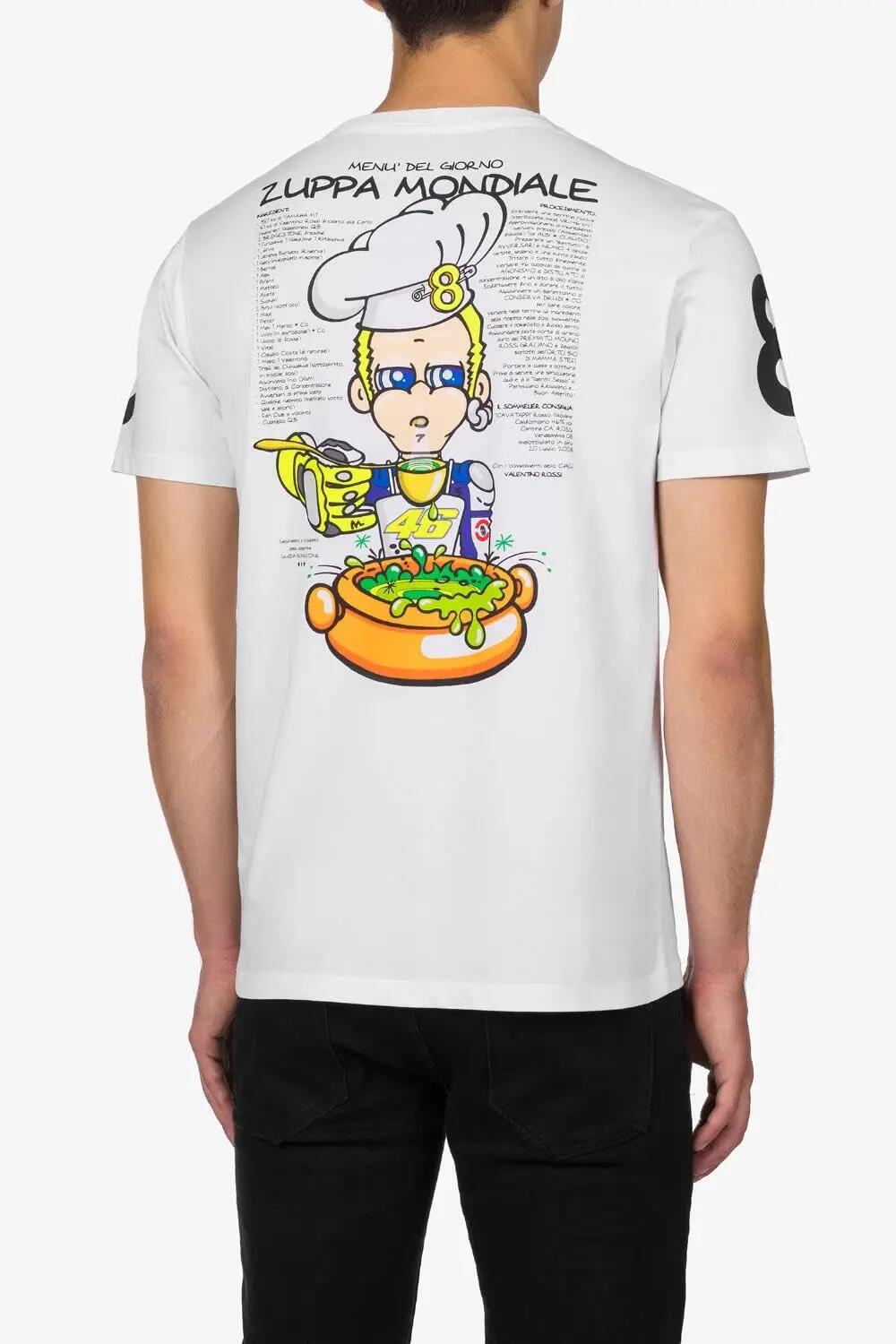 T-shirt VR46 UNLIMITED WORLD TITLE CELEBRATION Heren Geel XS 6/6
