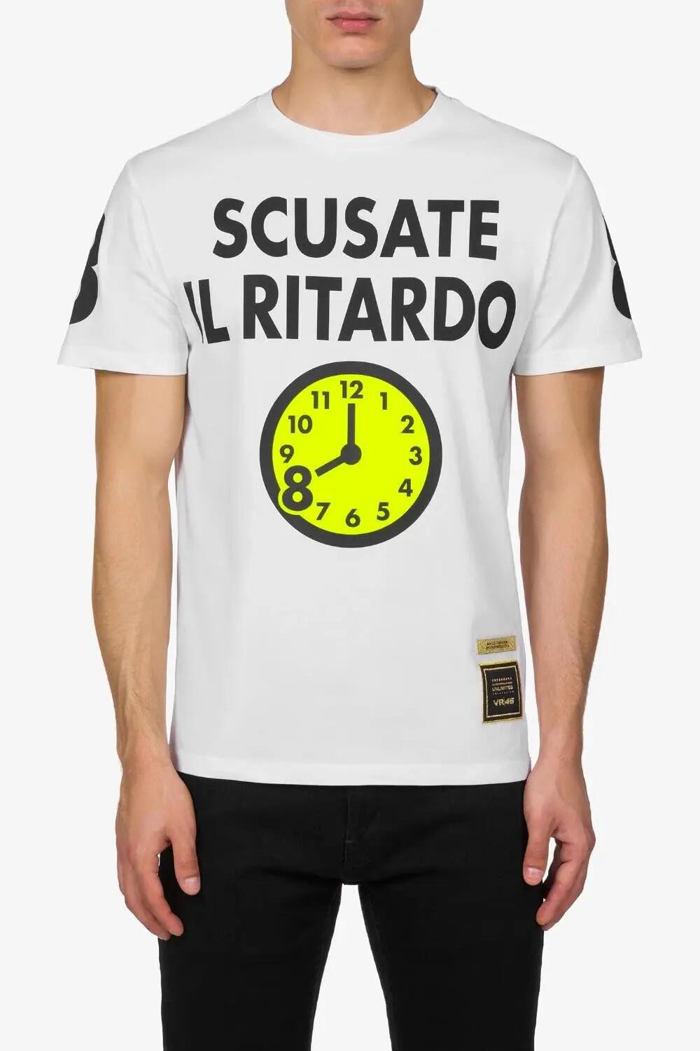 T-shirt VR46 UNLIMITED WORLD TITLE CELEBRATION Heren Geel XS 5/6