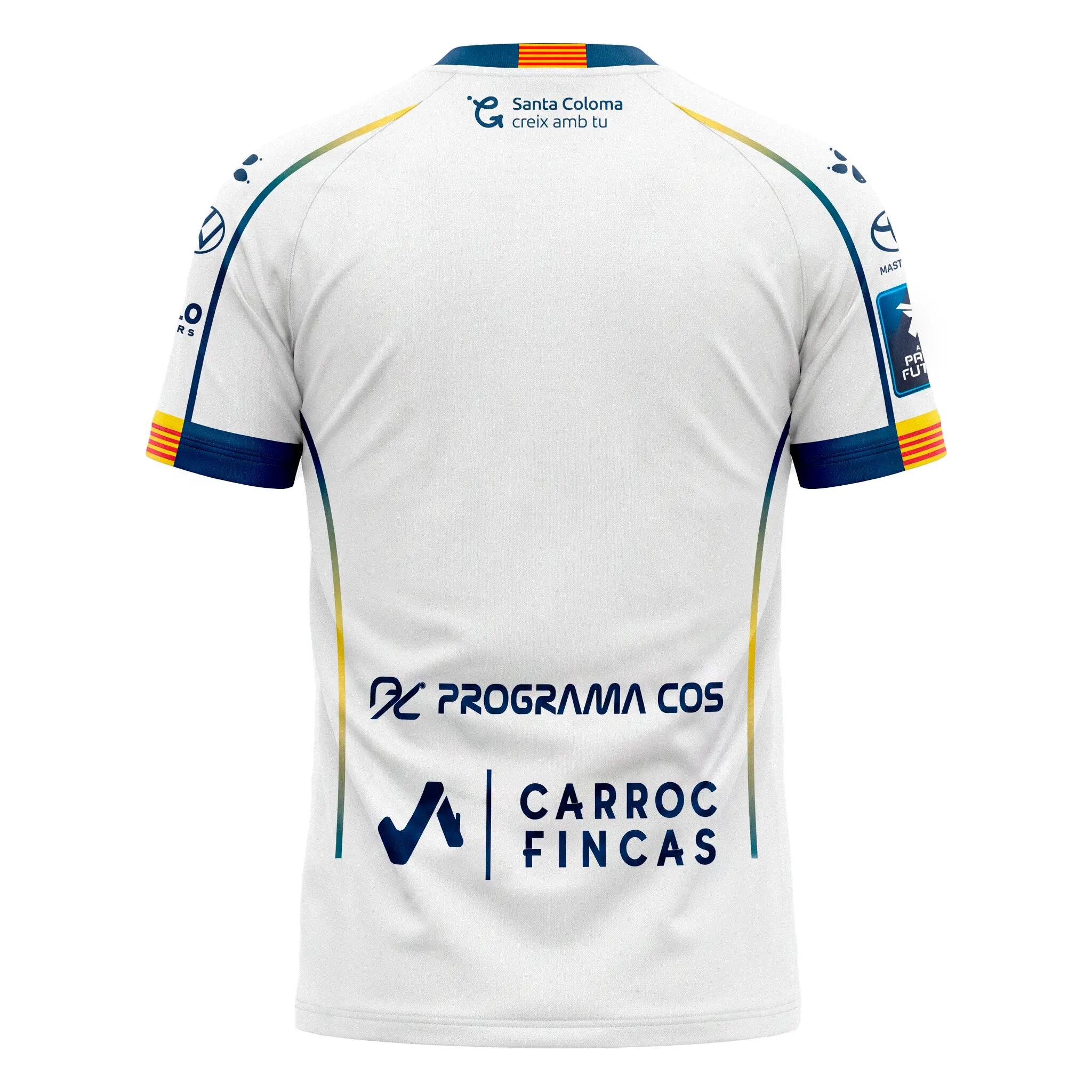 Kelme Camiseta Catgas Energia Santa Coloma 1ª Equipación 26-27 Blanco Unisex 2/2