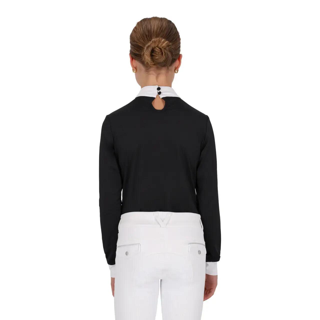 Polo de concours manches longues enfant QHP Amilara 2/7