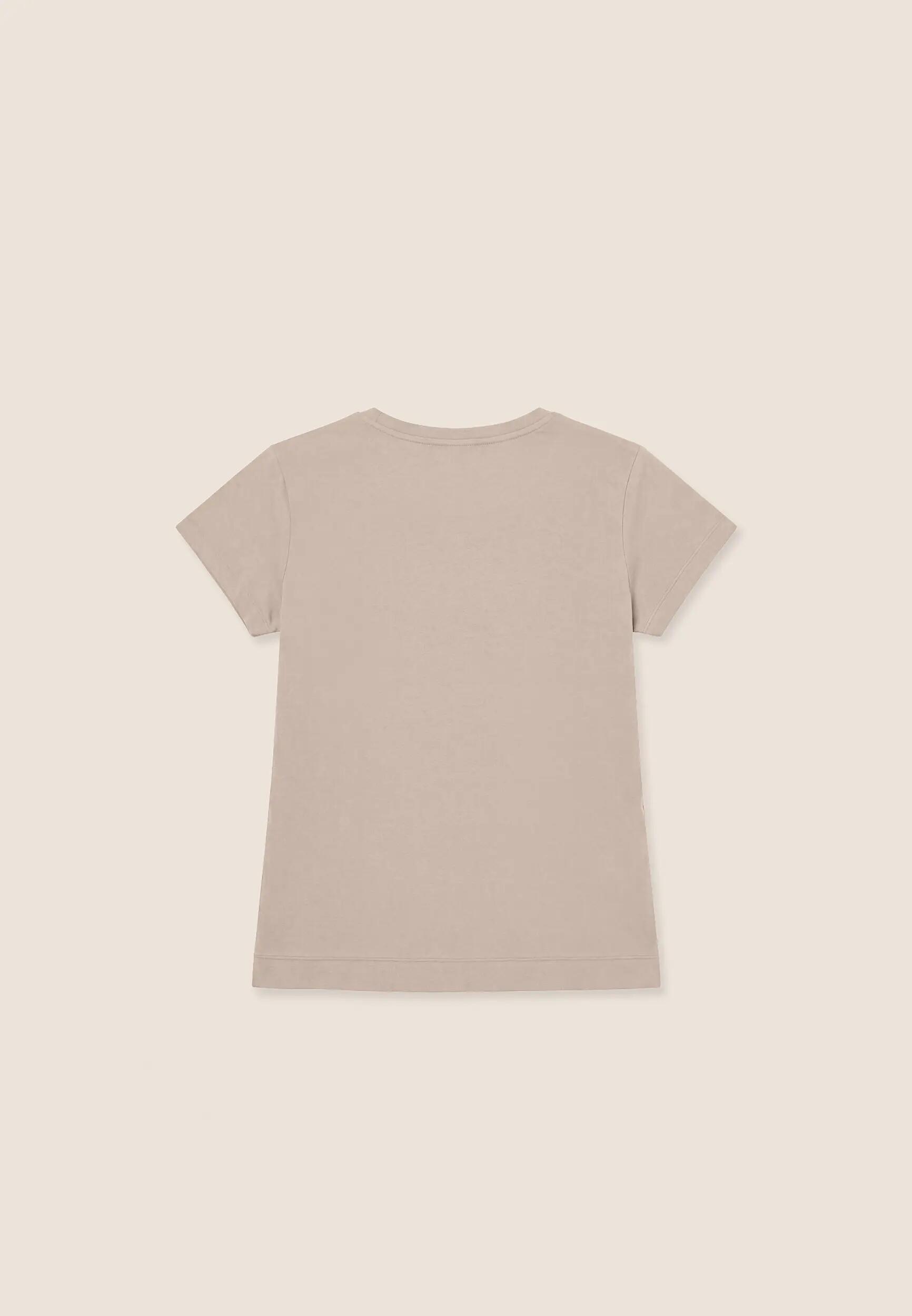 T-shirt classique pour femmes avec logo imprimé doré et clous 2/3