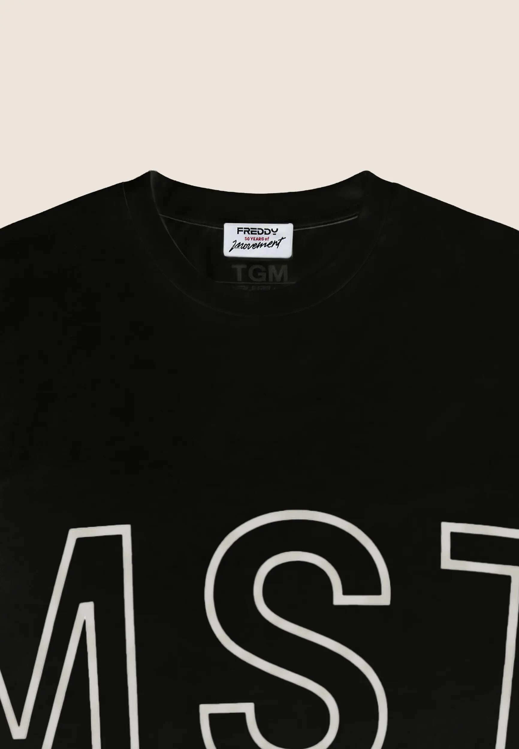 T-shirt court pour femmes coupe confort avec grand imprimé 3/3